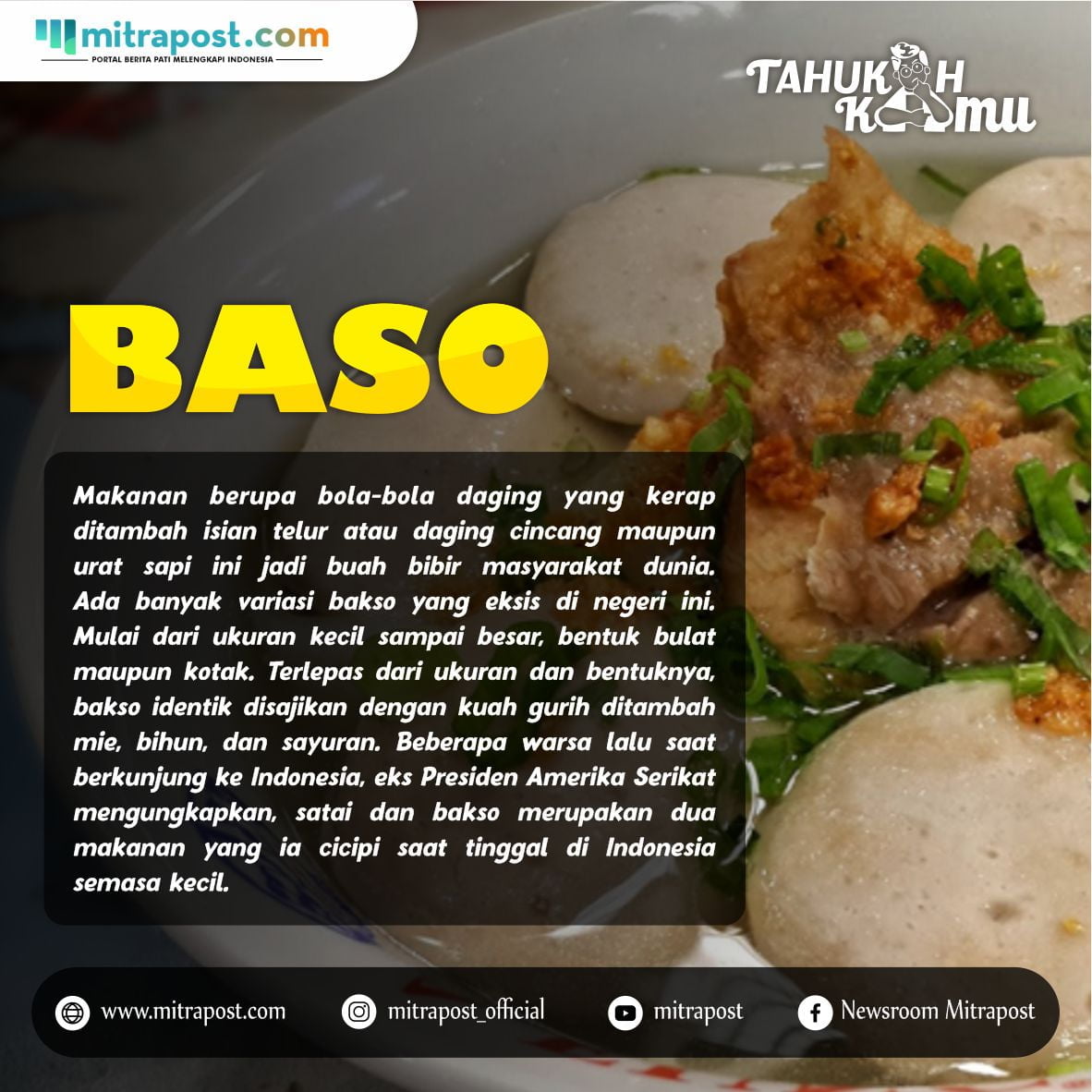 Bikin Ngiler, Makanan Indonesia yang Mendunia
