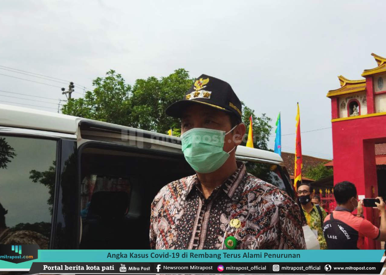 ANGKA KASUS COVID-19 DI REMBANG TERUS ALAMI PENURUNAN