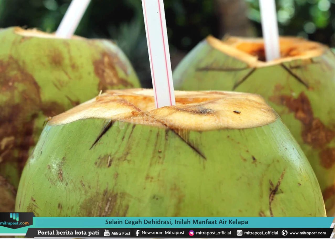 SELAIN CEGAH DEHIDRASI, INILAH MANFAAT AIR KELAPA