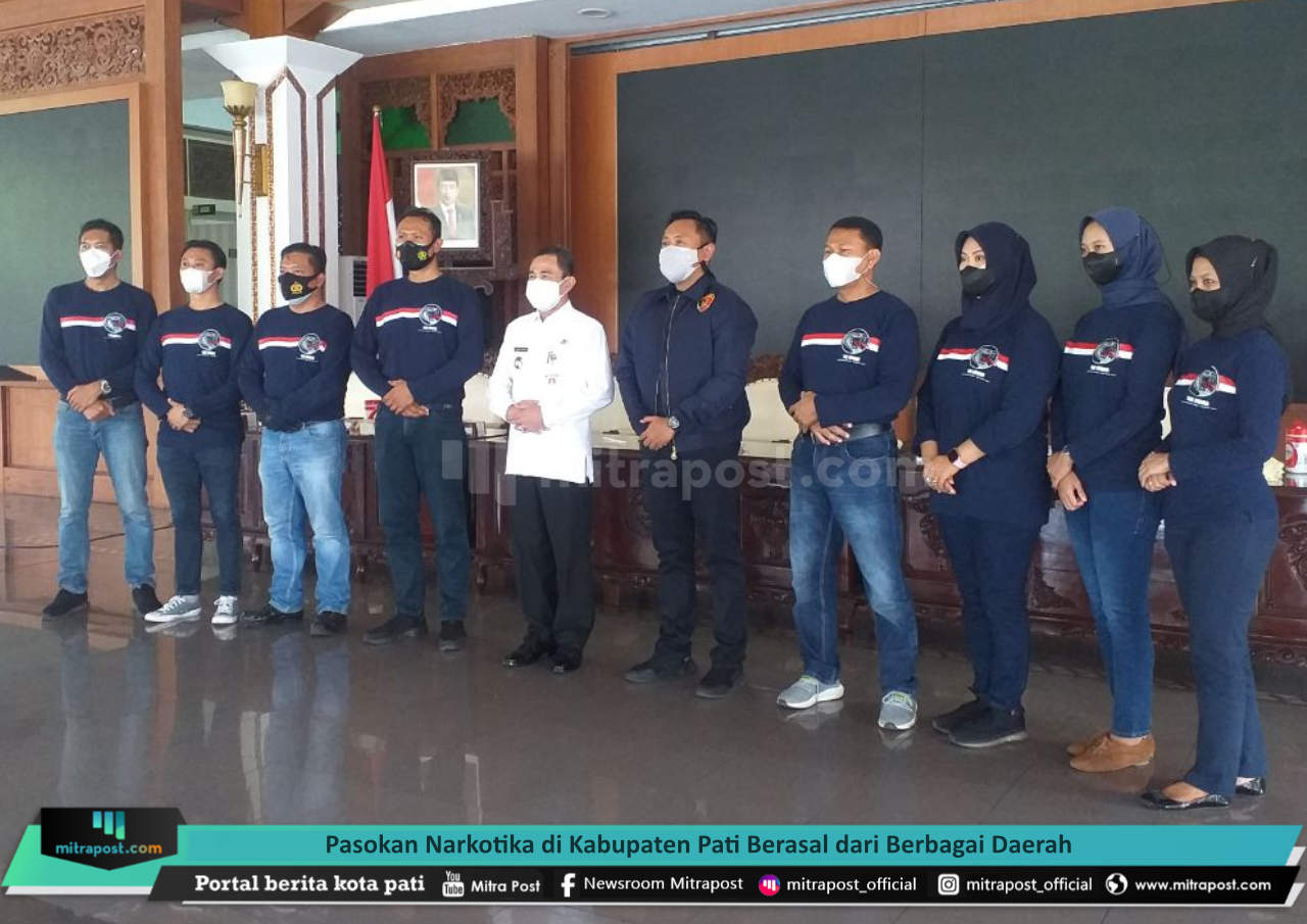 PASOKAN NARKOTIKA DI KABUPATEN PATI BERASAL DARI BERBAGAI DAERAH
