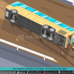 KRONOLOGI BUS TERBALIK DI TOL CIPALI, 1 PENUMPANG MENINGGAL