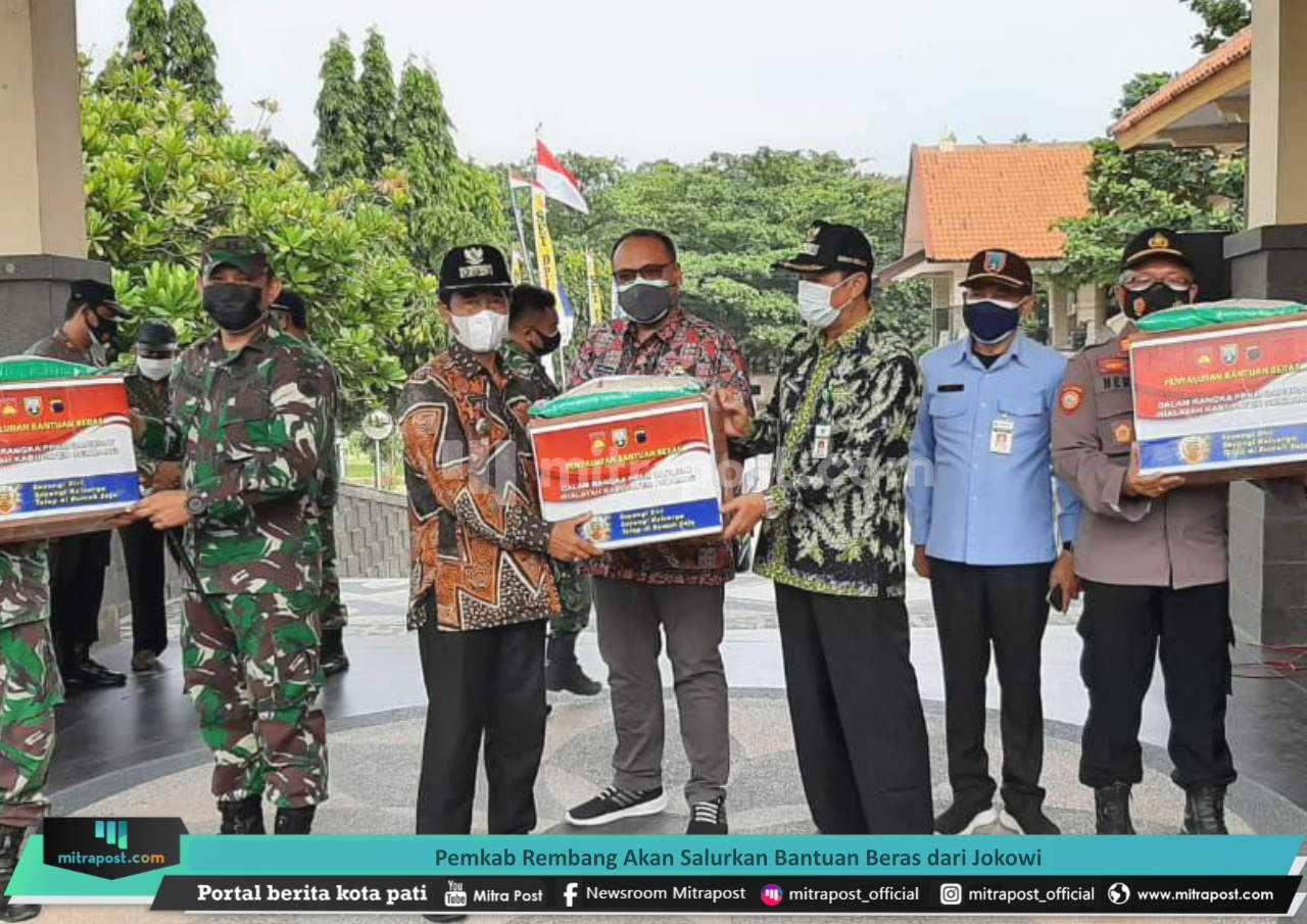 PEMKAB REMBANG AKAN SALURKAN BANTUAN BERAS DARI JOKOWI