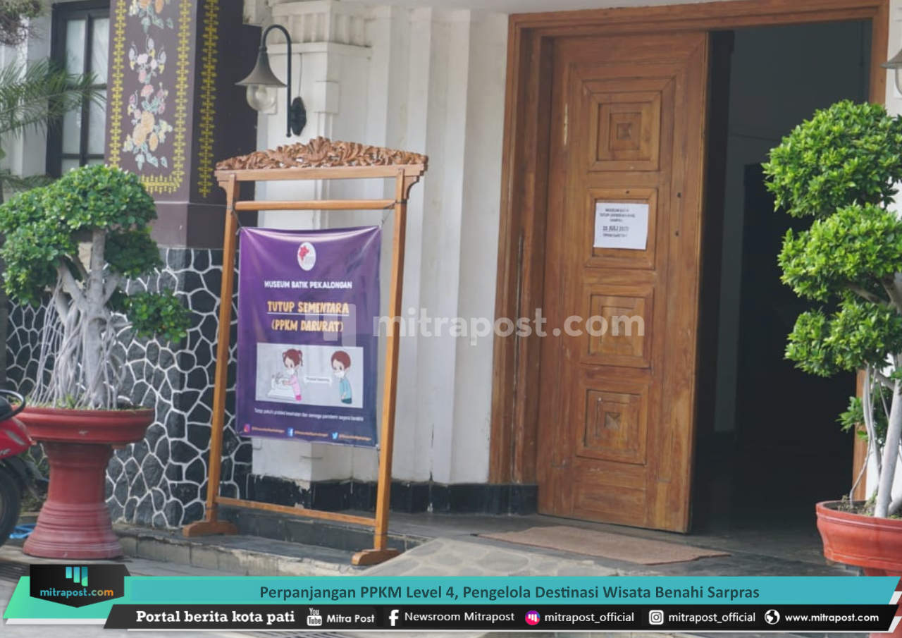 PERPANJANGAN PPKM LEVEL 4, PENGELOLA DESTINASI WISATA BENAHI SARPRAS