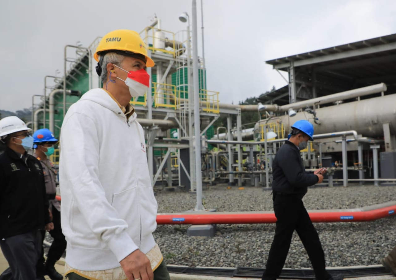 WUJUDKAN KEMANDIRIAN ENERGI, GANJAR DUKUNG PENGEMBANGAN PROYEK GEOTHERMAL DIENG