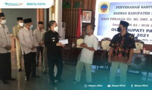 773 Penjaga Sekolah di Pati Terima Bantuan Rp500 Ribu dari Baznas