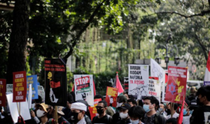 Didemo Aliansi BEM Seluruh Indonesia, Jalan KPK Ditutup