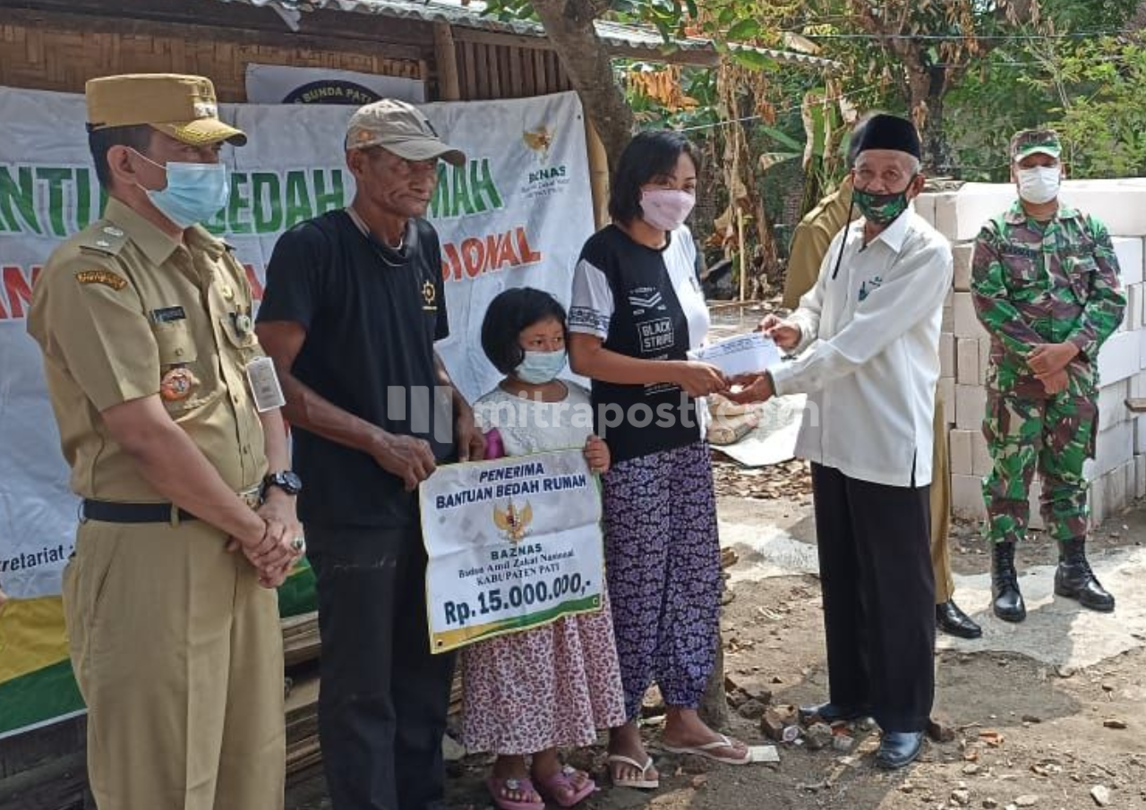 Program Bedah Rumah Baznas Pati Bangun 430 Rumah Sejak 2018
