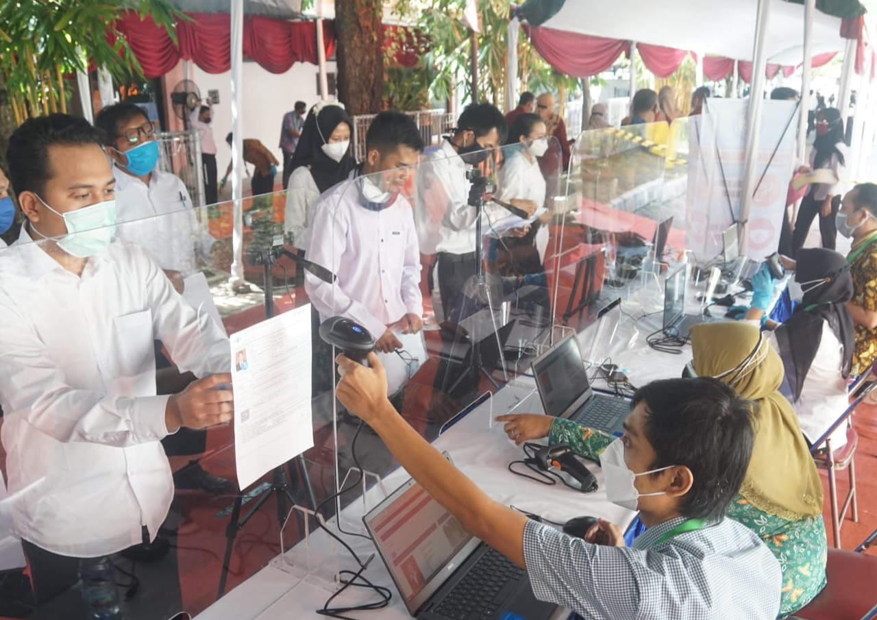 Tes SKD CPNS Magelang Berjalan dengan Penerapan Prokes Ketat