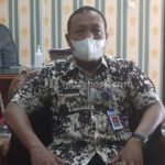 Disperindag Pati Tunda Pakai Aplikasi PeduliLindungi di Pasar Tradisional
