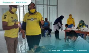 Peringati HUT ke-57, DPD Golkar Pati Gelar Donor Darah