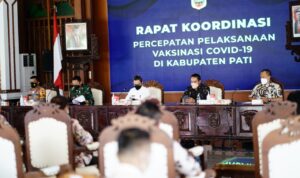 bupati pati Kejar Target Vaksinasi