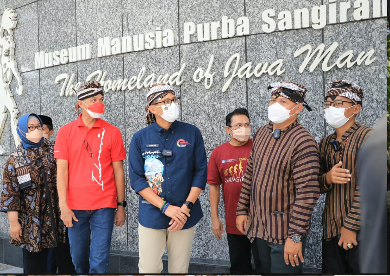 Ganjar: Keunggulan Sejarah Desa Wisata Sangiran Harus Dimaksimalkan