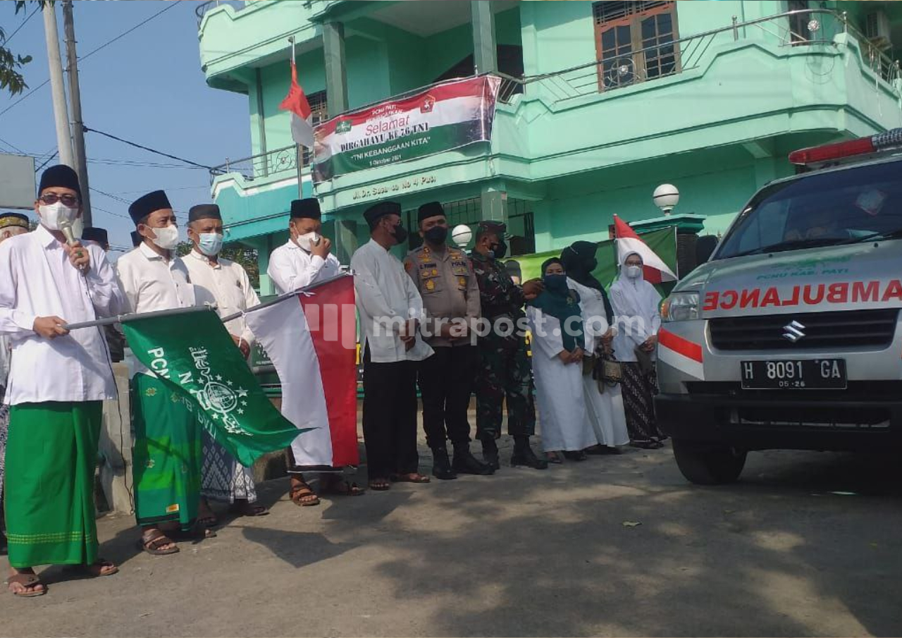 Hari Santri Nasional, PCNU Pati Launching Mobil Ambulans dan Layanan Umat