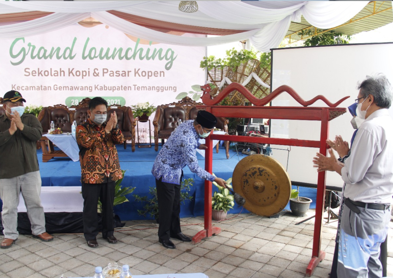 Miliki Potensi Besar, Sekolah Kopi dan Pasar Kopen Gemawang Diresmikan