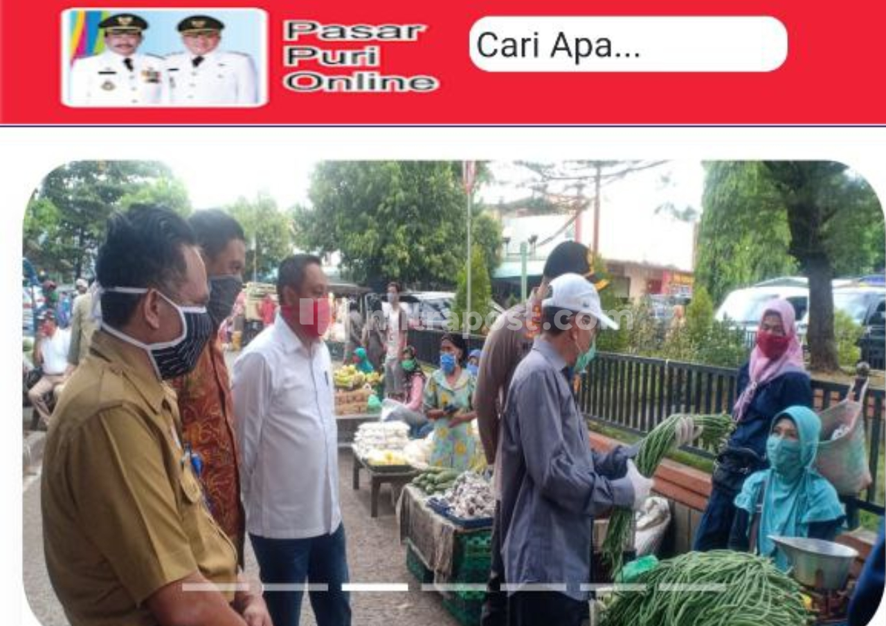 Setahun Lebih Berjalan, Aplikasi Pasar Puri Online Masih Terkendala dengan Pedagang