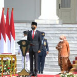 Upacara HUT ke-76 TNI