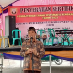 PTSL Jadi Salah Satu Cita-cita Kepala Desa Trahan