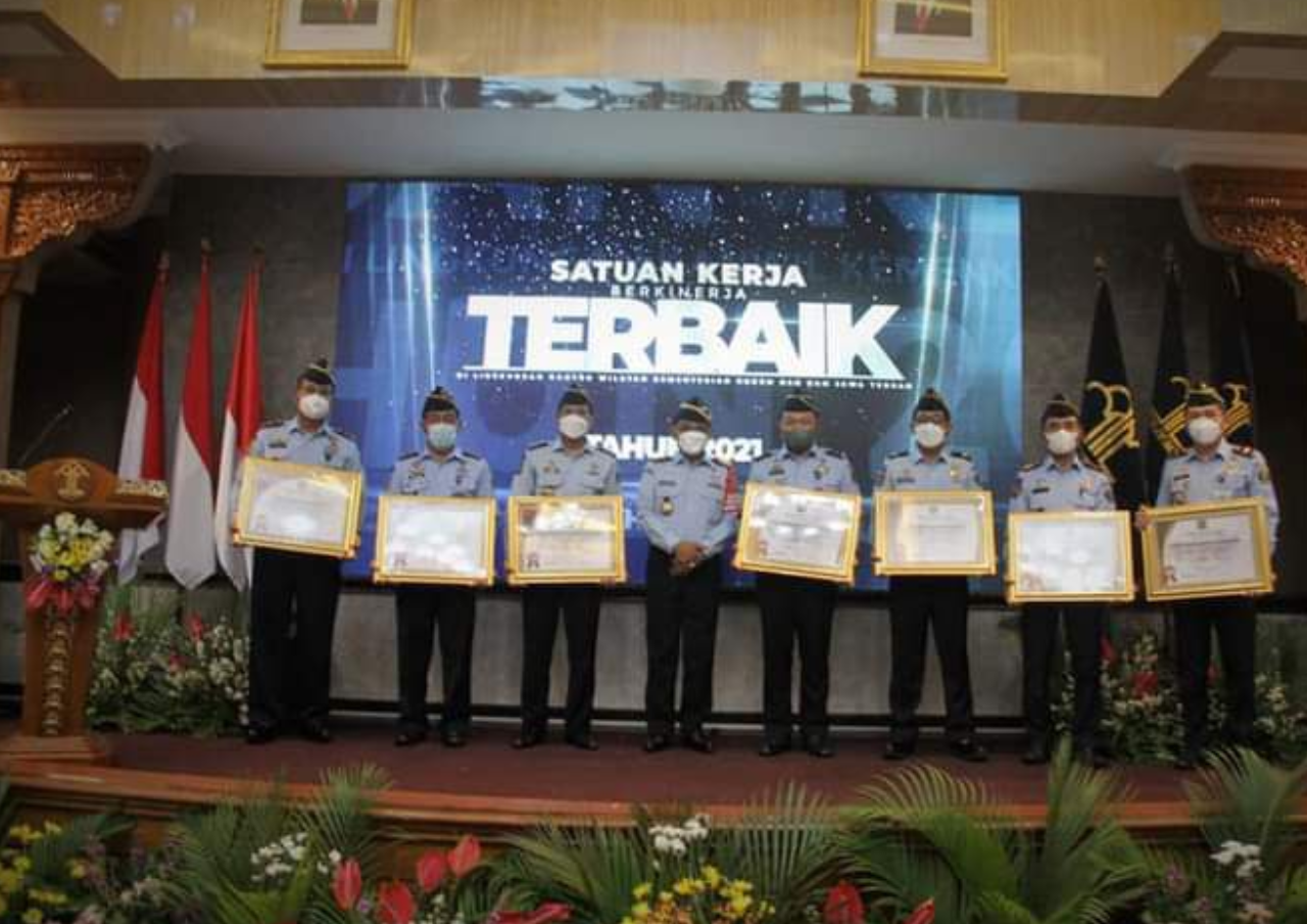 Akhir Tahun, Rutan Kelas IIB Rembang Dapat Perhargaan Layanan HAM