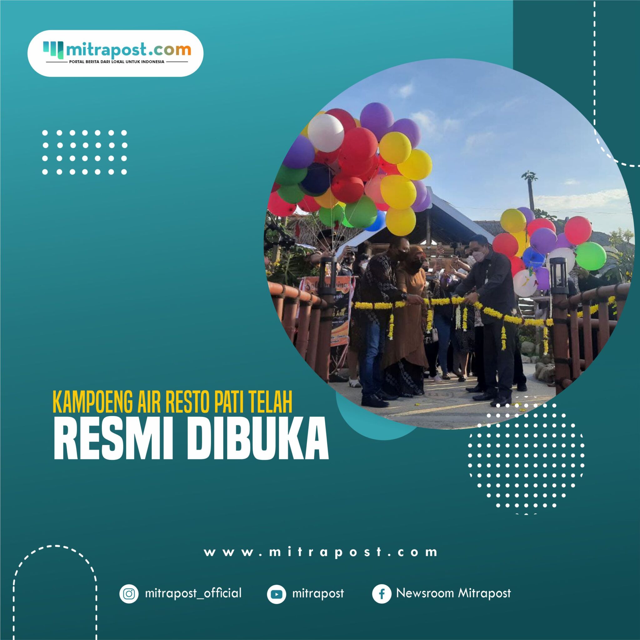 Kampoeng Air Resto Pati Telah Resmi Dibuka
