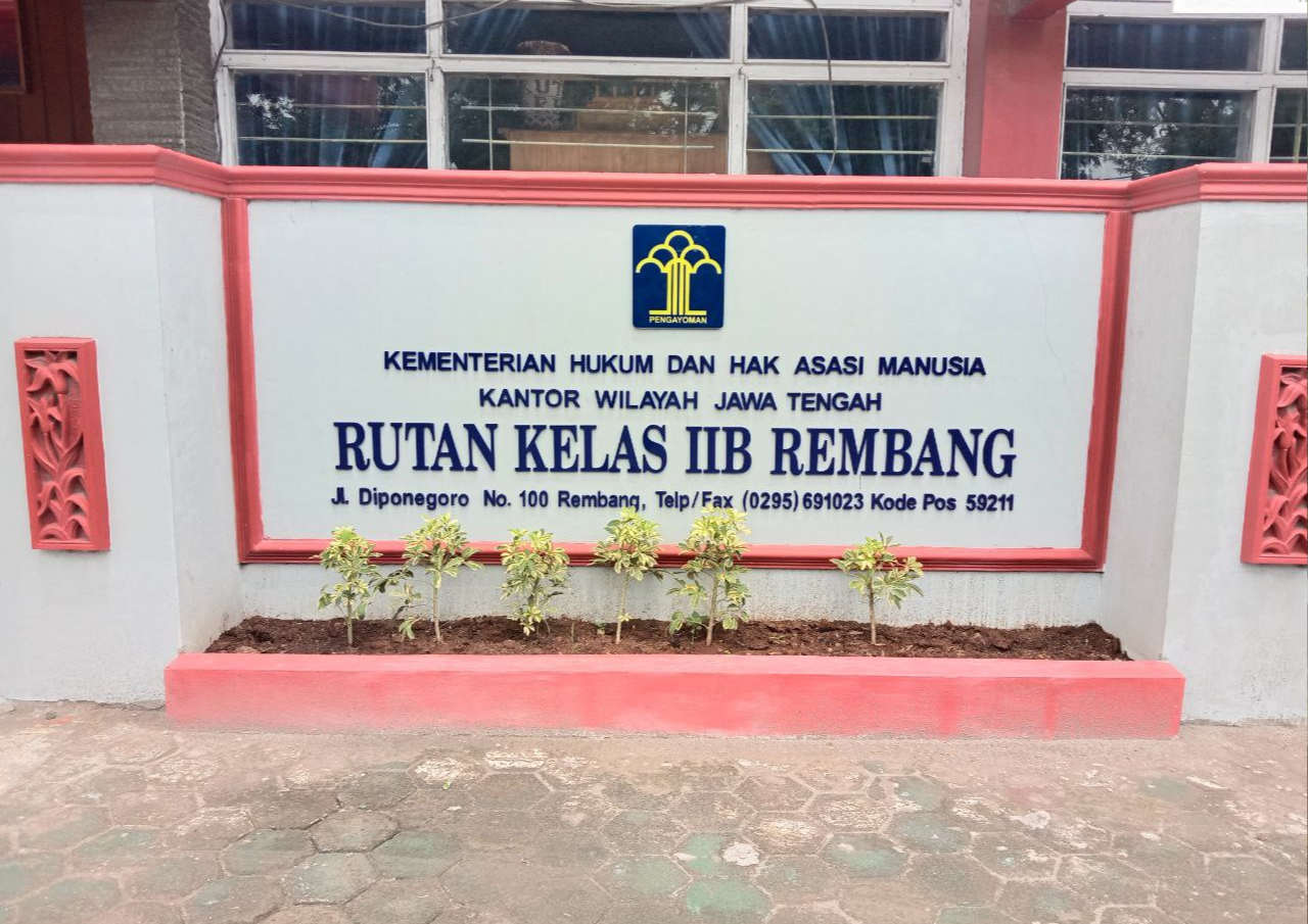 Warga Binaan Rutan IIB Rembang Rayakan Nataru Secara Daring