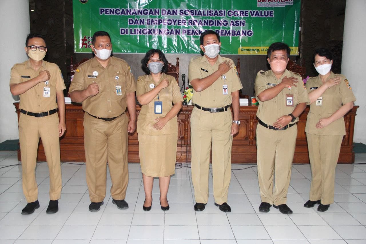 Core Values Jadi Budaya Kerja Pemkab Rembang