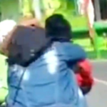 Bikin Heboh, Sejoli Asik Ciuman di Jalan