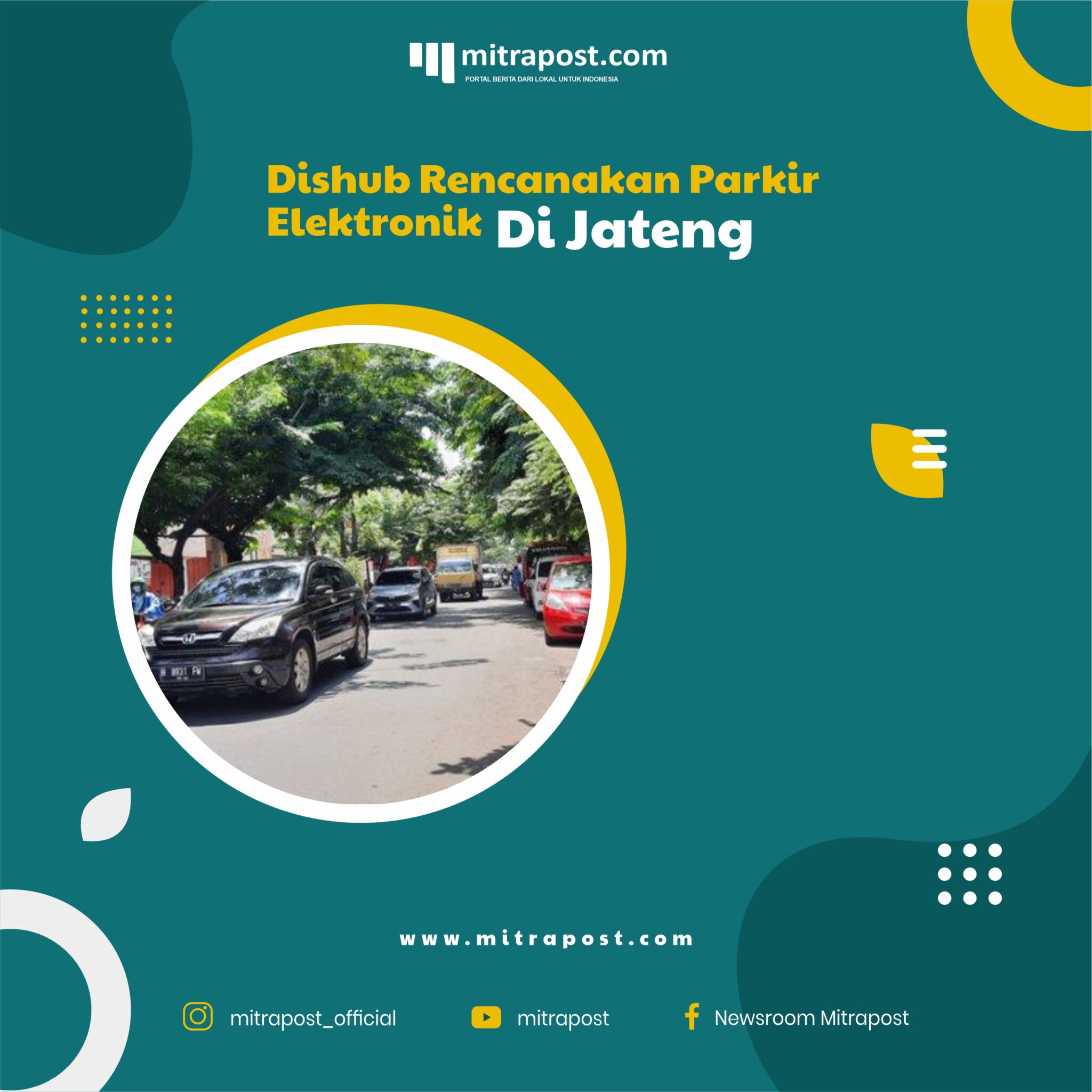 Dishub Rencanakan Parkir Elektronik di Jateng