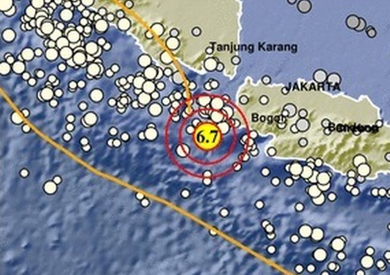 Gempa Magnitudo 6,7 Guncang Jabodetabek