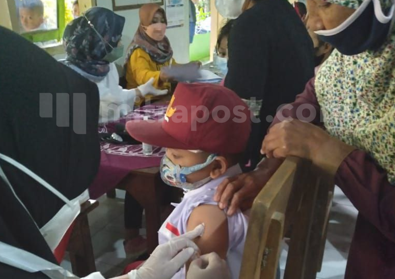 SDN Tajungsari 02 Vaksinasi 92 Siswa