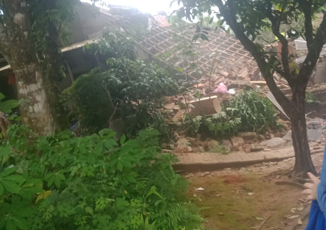 Dampak Gempa Banten, Ratusan Rumah Warga Rusak