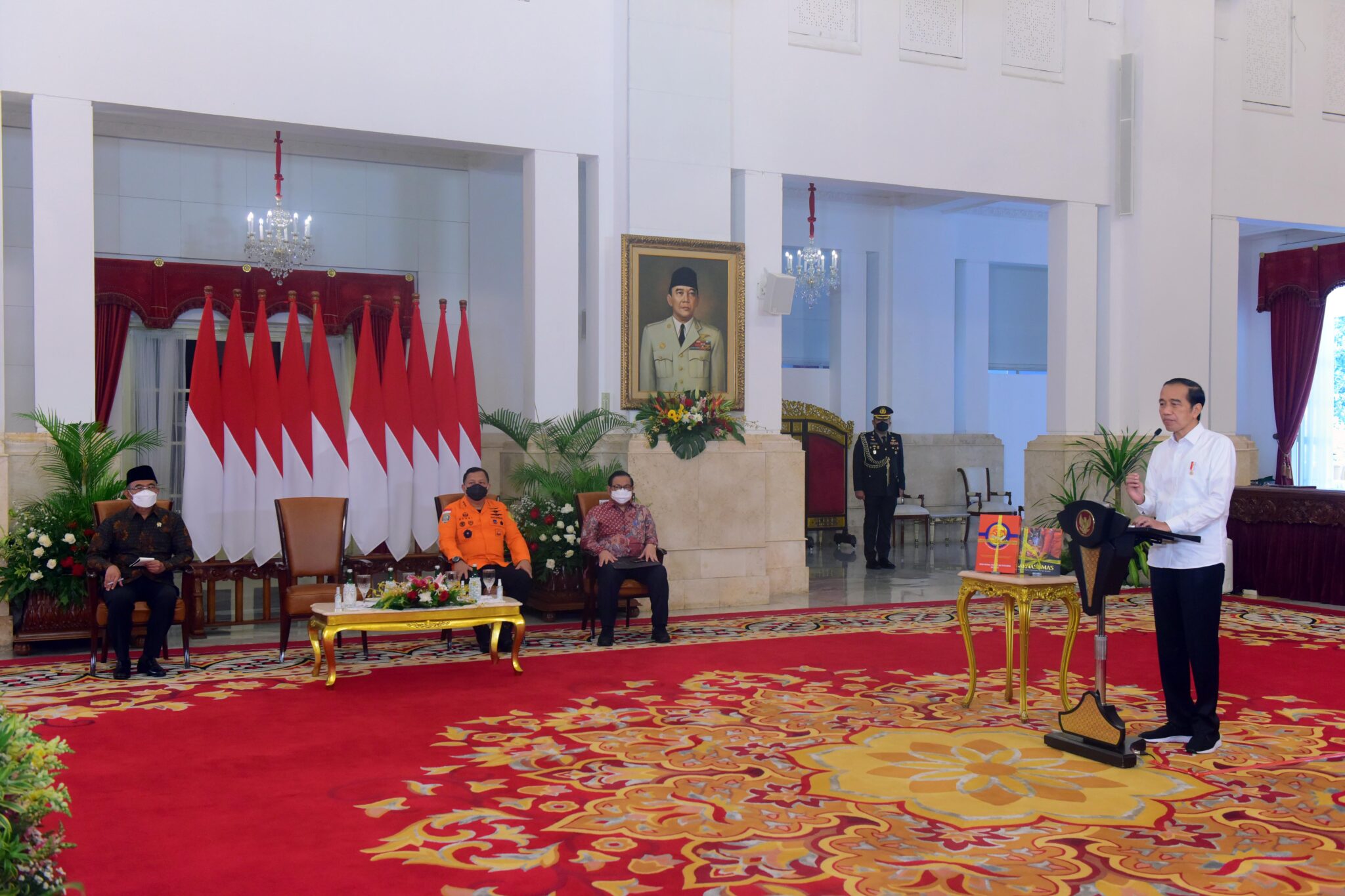 Jokowi Sampaikan 4 Pesan kepada Tim SAR