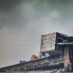Truk Boks Terbalik di Pelabuhan Tanjung Priok