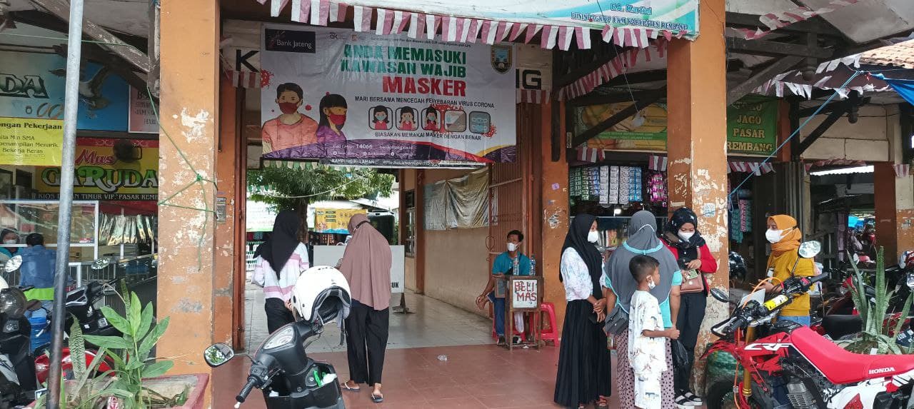Retribusi Pasar di Rembang Masih Belum Maksimal