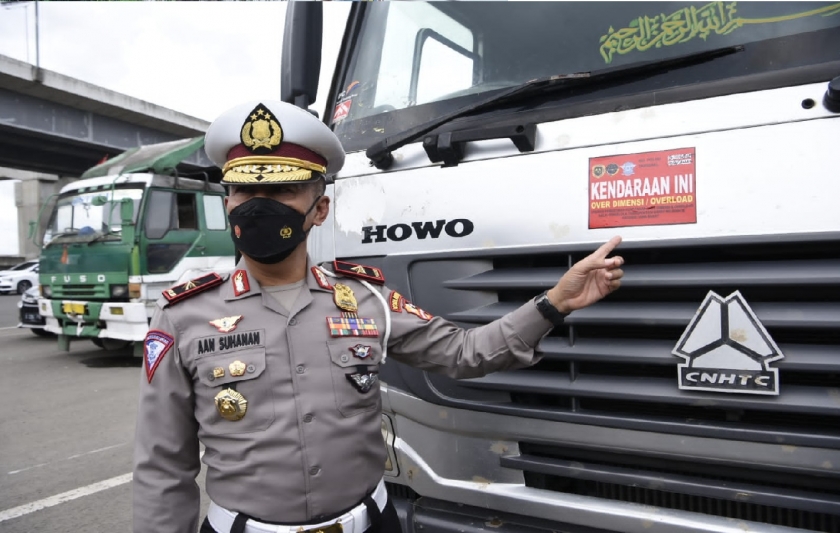 Polri Terapkan Sistem Tilang Elektronik Untuk Truk ODOL