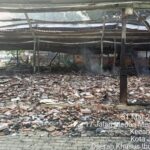 Ratusan Lapak Pedagang di Monas Terbakar