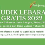Berikut Syarat Mudik Gratis Untuk Warga Jateng