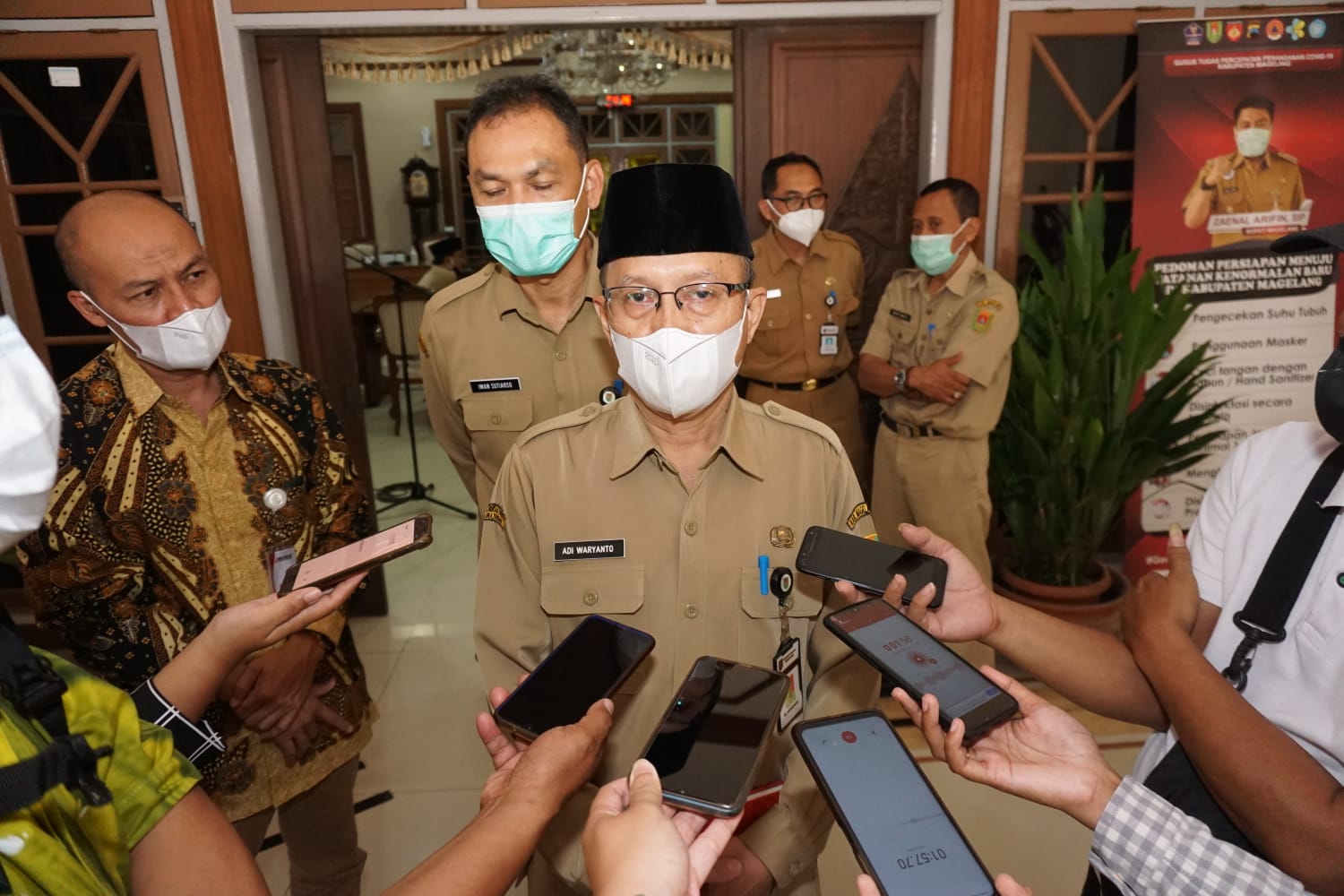 Salat Ied di Magelang Dilaksankan dengan Menerapkan Prokes