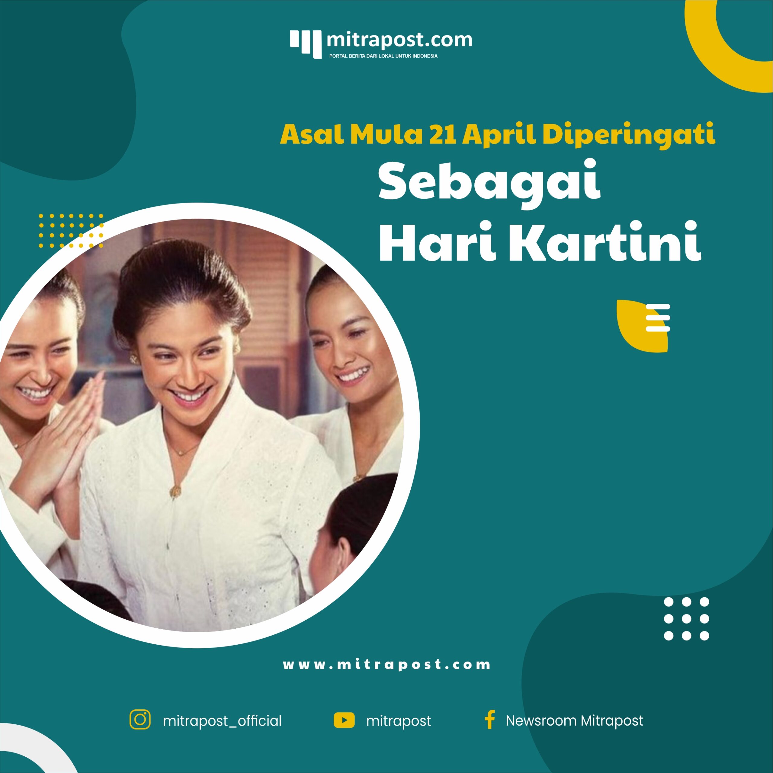 Asal Mula 21 April Diperingati Sebagai Hari Kartini