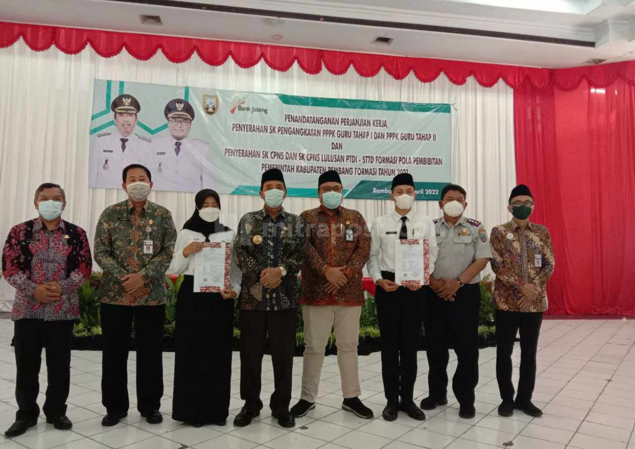 CPNS Rembang Resmi Terima SK, Ada Ancaman Pemecatan Jika Indisipliner