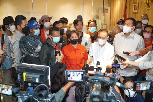DPR Terima Ajakan Dialog Perwakilan Demonstrasi, Bahas Penundaan Pemilu Hingga Omnibuslaw