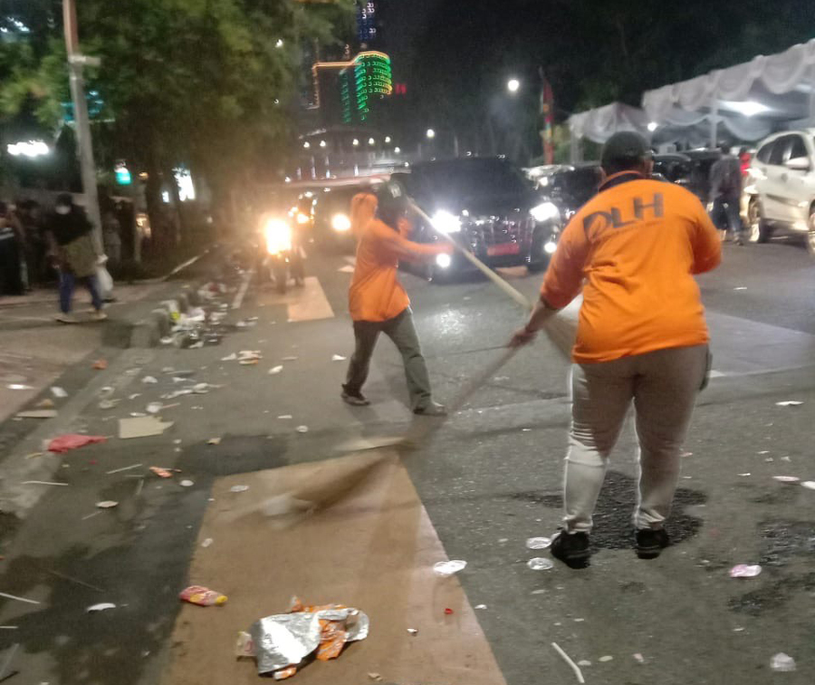 Surabaya Vaganza Usai, Hasilkan 30 Ton Sampah