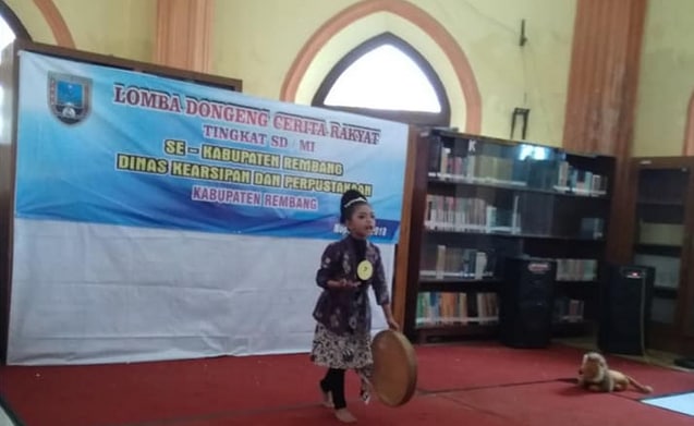 Tingkatkan Minat Baca Anak, Rembang Kembali Gelar Lomba Bercerita Tingkat SD