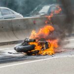 Sepeda Motor di Tangerang Terbakar saat Melajut, Kok Bisa