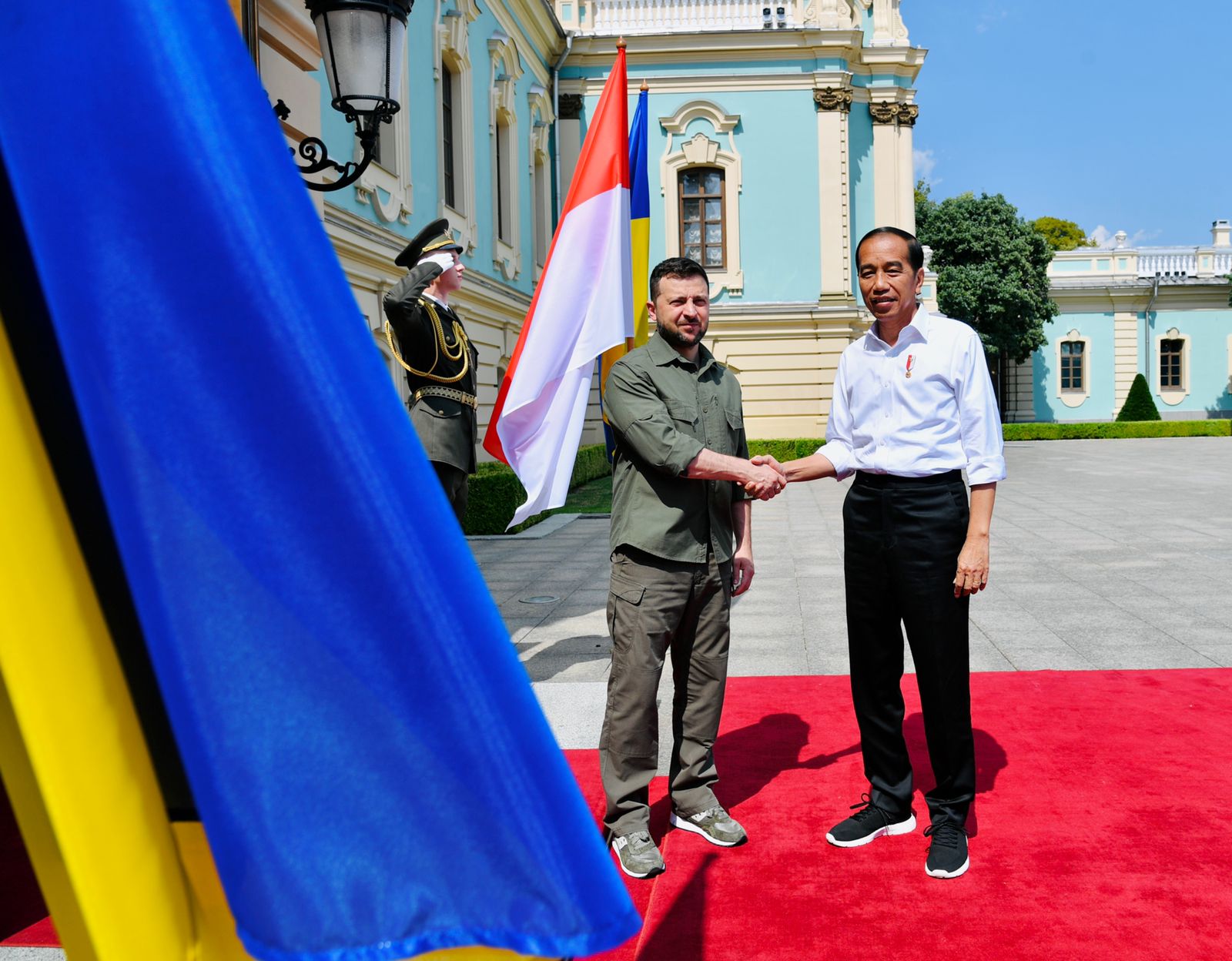 Bertemu Presiden Ukraina, Jokowi Buka Dialog untuk Perdamaian