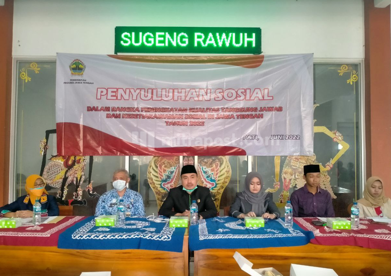 Bersinergi dengan DPRD Jateng, Dinsos Gelar Penyuluhan Sosial bagi Warga Kedungwinong