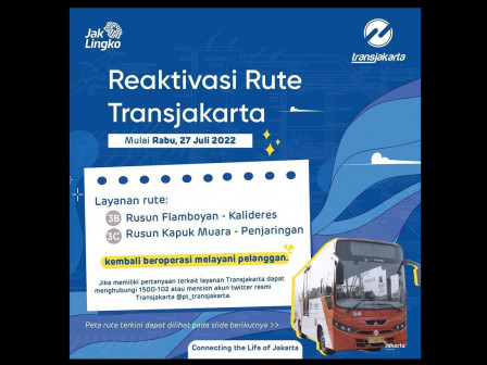 Sediakan Akses Transportasi Terjangkau, Transjakarta Reaktivasi 2 Rute Rusun