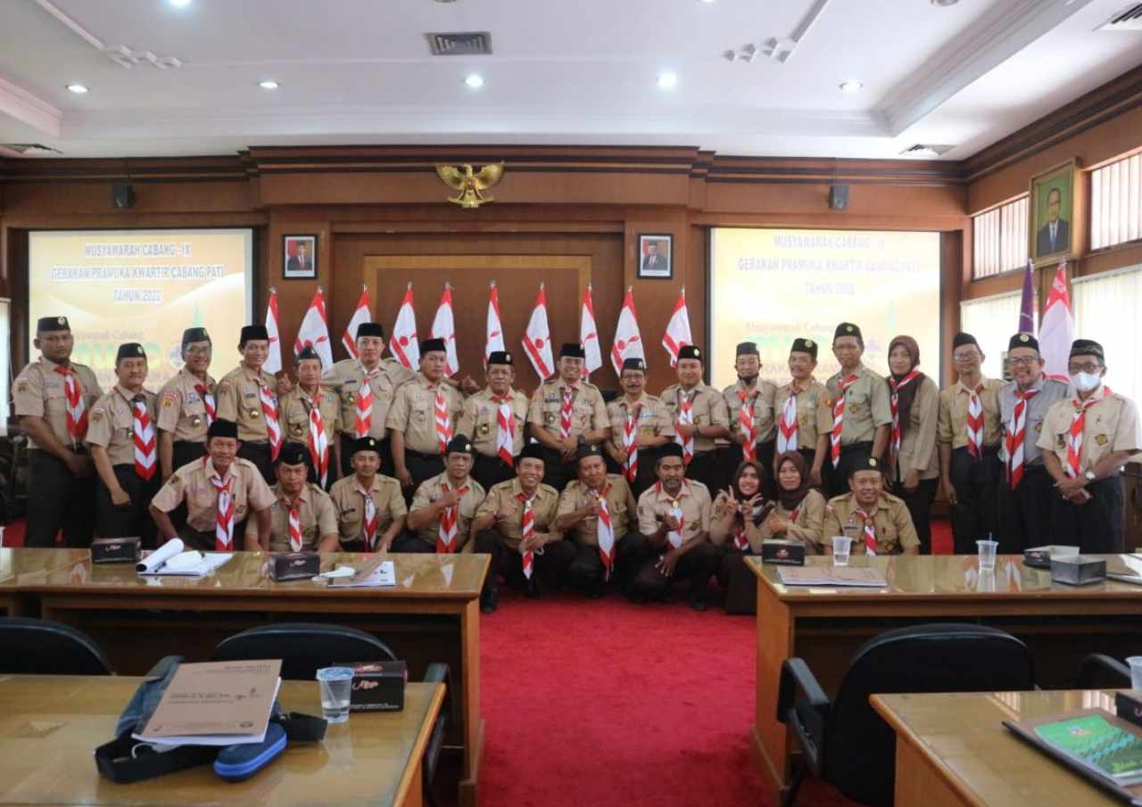 Giono Kembali Terpilih Jadi Ketua Pramuka Kwarcab Pati Periode 2022-2027