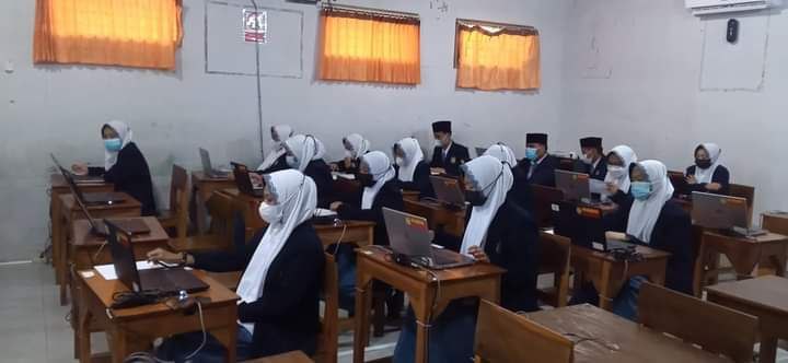 Ukur Kesiapan Jaringan dan Operator Pra ANBK, Kemenag Pati Lakukan Uji Coba