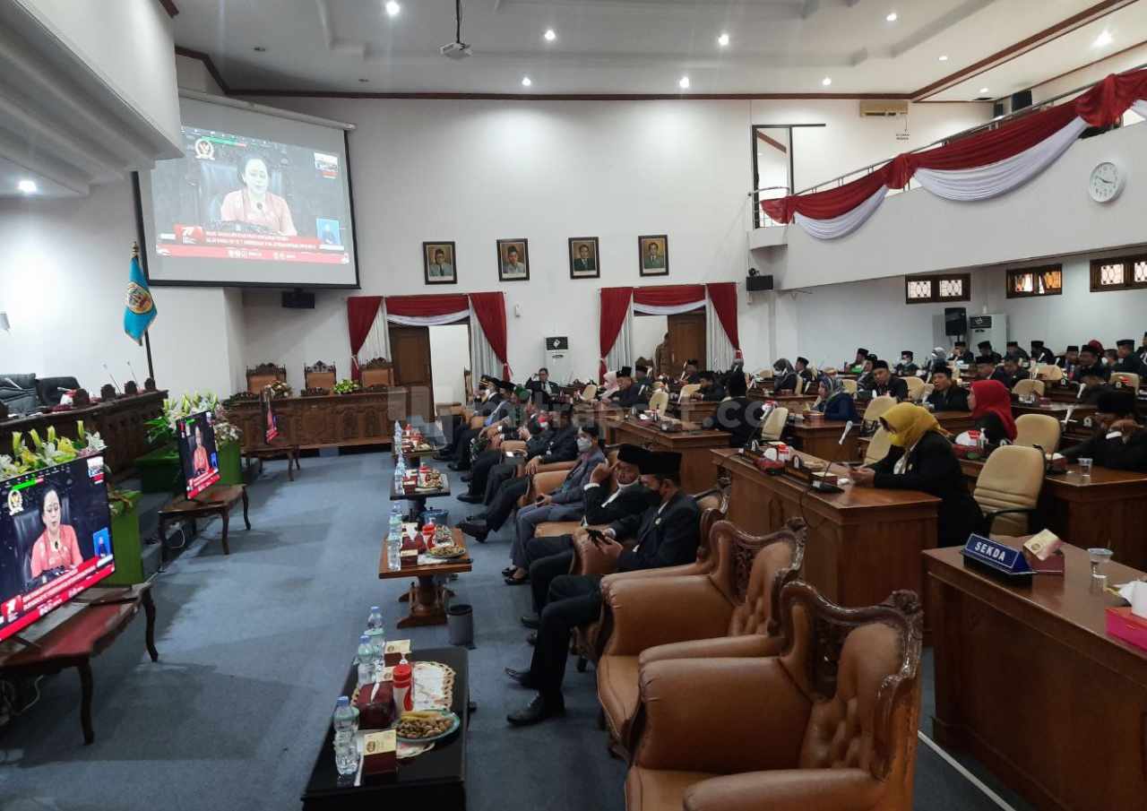 DPRD Pati Gelar Rapat Paripurna Mendengarkan Pidato Presiden