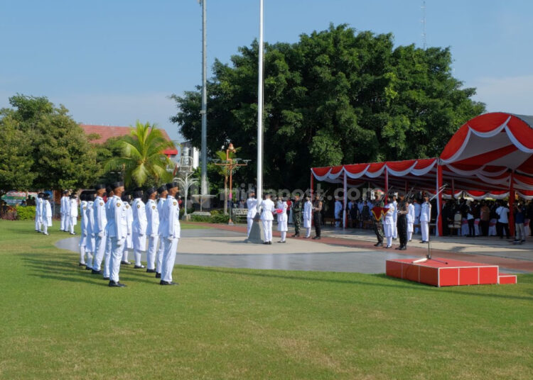 Pasca Pandemi, Upacara Peringatan HUT Kemerdekaan RI ke-77 di Pati Berlangsung Meriah